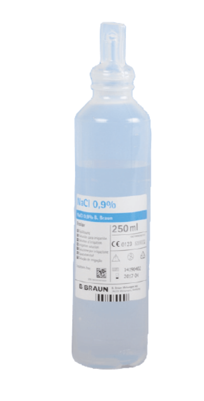 Soro fisiológico B. Braun Ecolav NaCl 0,9% - 250 ml