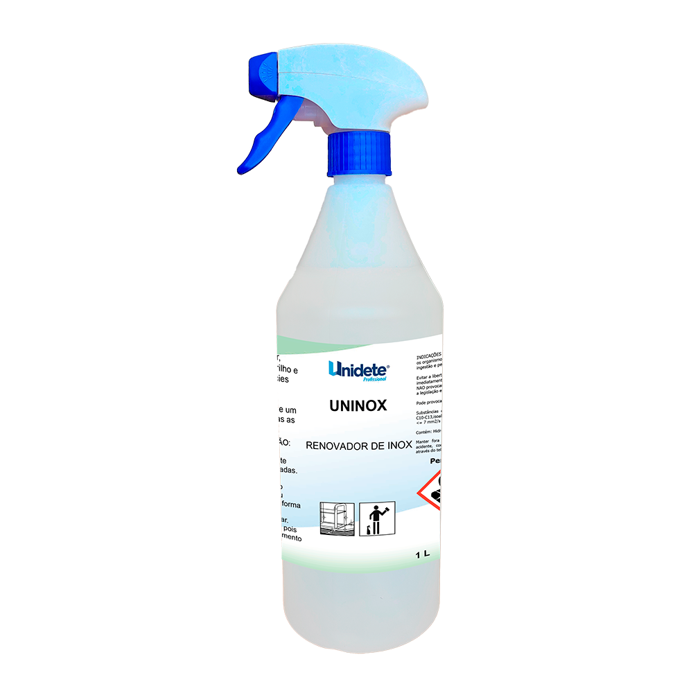 Limpa-inox Uninox com pistola - 1 L
