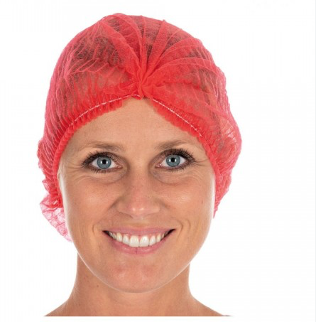 Toucas de proteção - cores e embalagens - Vermelho, 1000 unidades