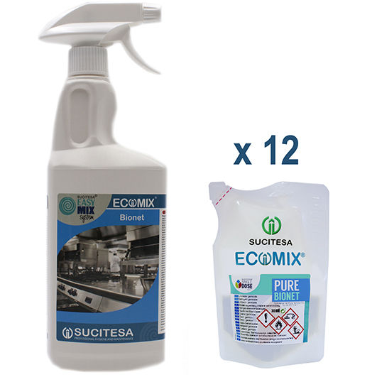 Germicida concentrado Ecomix Pure Bionet - 12un. - imagem ilustrativa
