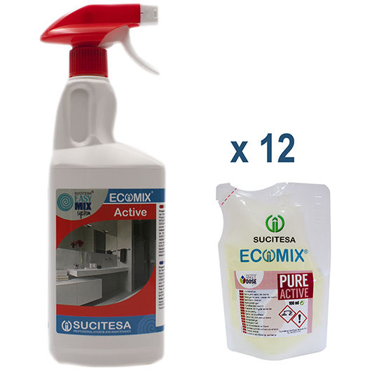 Detergente para casa de banho Ecomix Pure Active Foamer - 12un. - imagem ilustrativa
