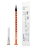 Seringa de insulina com agulha 25G, 1 ml - 100un. - imagem ilustrativa