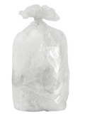 Sacos de lixo brancos de 50 L - 10 unidades