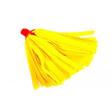 Esfregona amarela de fitas 110 g