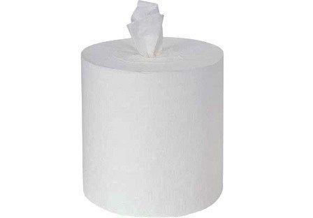 Papel de mãos chaminé Joker Zeta Papel branco - 6 rolos