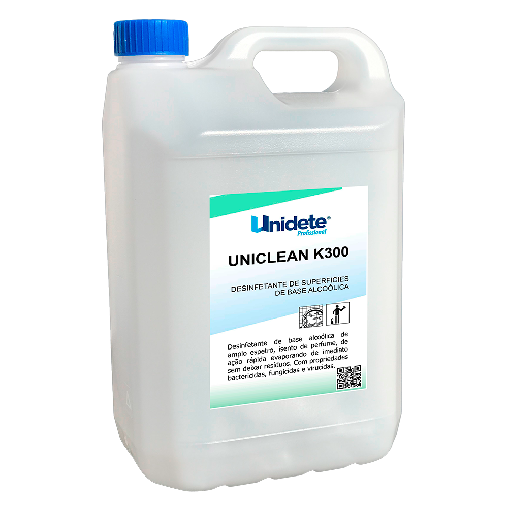 Desinfetante com álcool Uniclean K300 - imagem ilustrativa