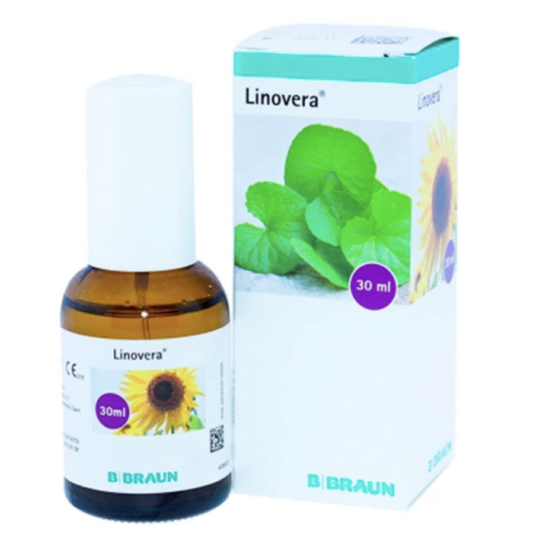 Óleo protetor cutâneo B. Braun Linovera em spray - 30 ml - imagem ilustrativa