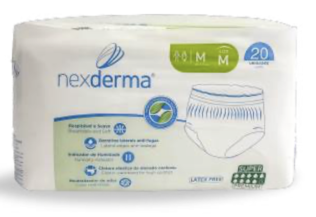 Cueca-fralda para adulto M - 20un.