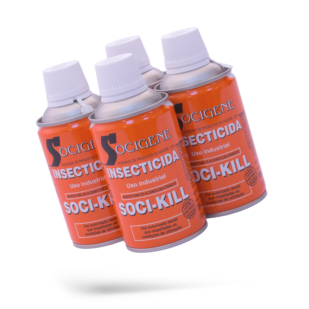 Inseticida em spray Soci-kill, 250 ml - 1 embalagem - imagem ilustrativa