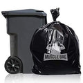 Sacos de plástico para lixo - 10 kg - 130 L, 90 × 130 cm, Preto