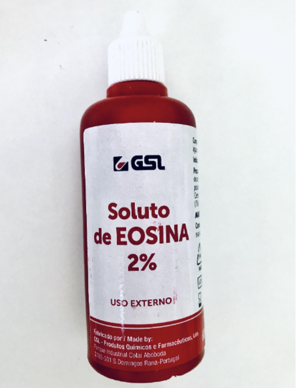 Soluto de eosina 2% GSL - 60 ml - imagem ilustrativa