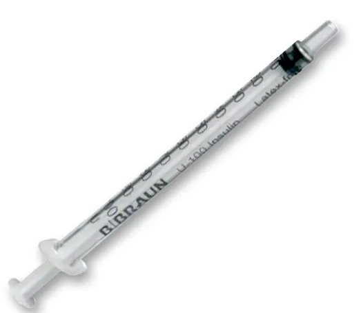 Seringas sem agulha de 1 ml - 100 unidades