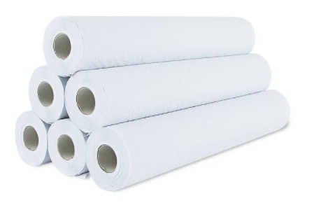 Rolos de marquesa extensíveis brancos laminados 80 m x 0,60 m - 1 rolo