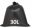 Imagem ilustrativa de um saco preto de 30 L