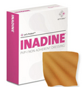 Penso não aderente Inadine - 5 × 5 cm, 25 unidades
