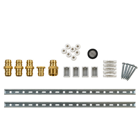 Acessórios do kit de instalação Sucitesa 605007 para quatro equipamentos Easymix de 4 L/min