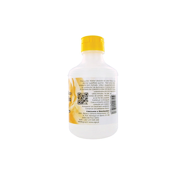 Álcool etílico sanitário AGA 70% vol. - 250 ml - rótulo e embalagem
