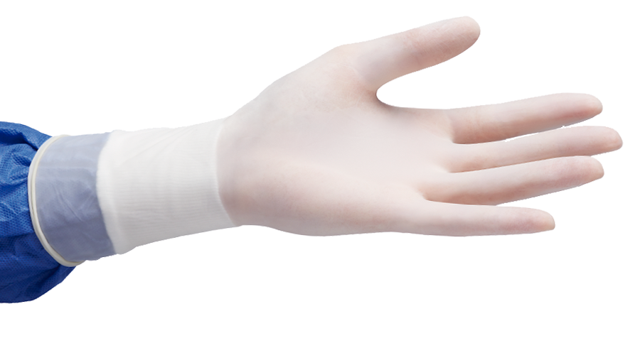 Luvas cirúrgicas de látex com pó, esterilizadas - 50 pares