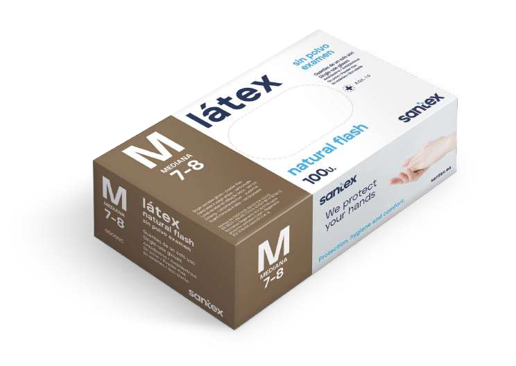 Santex GD05 - 100 unidades - embalagem do fabricante; tamanho M ilustrado. Selecione o tamanho na variante.