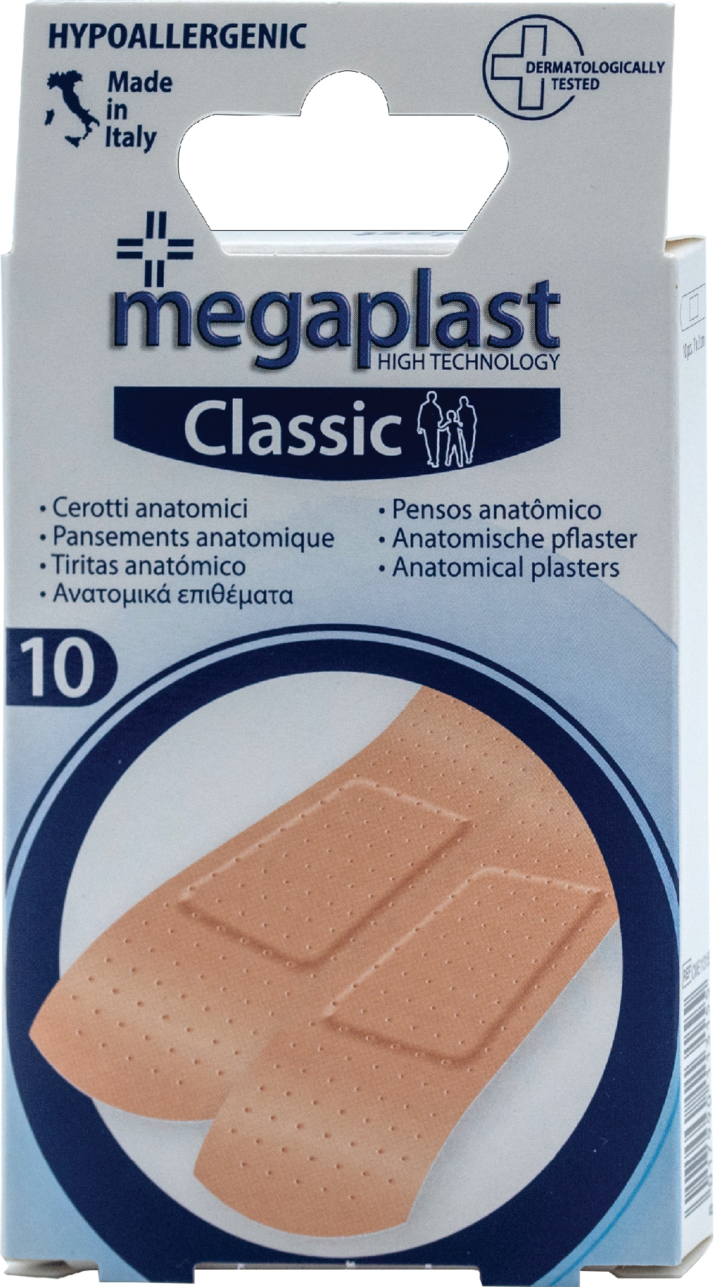 Pensos rápidos Megaplast Classic - embalagem de 10 unidades