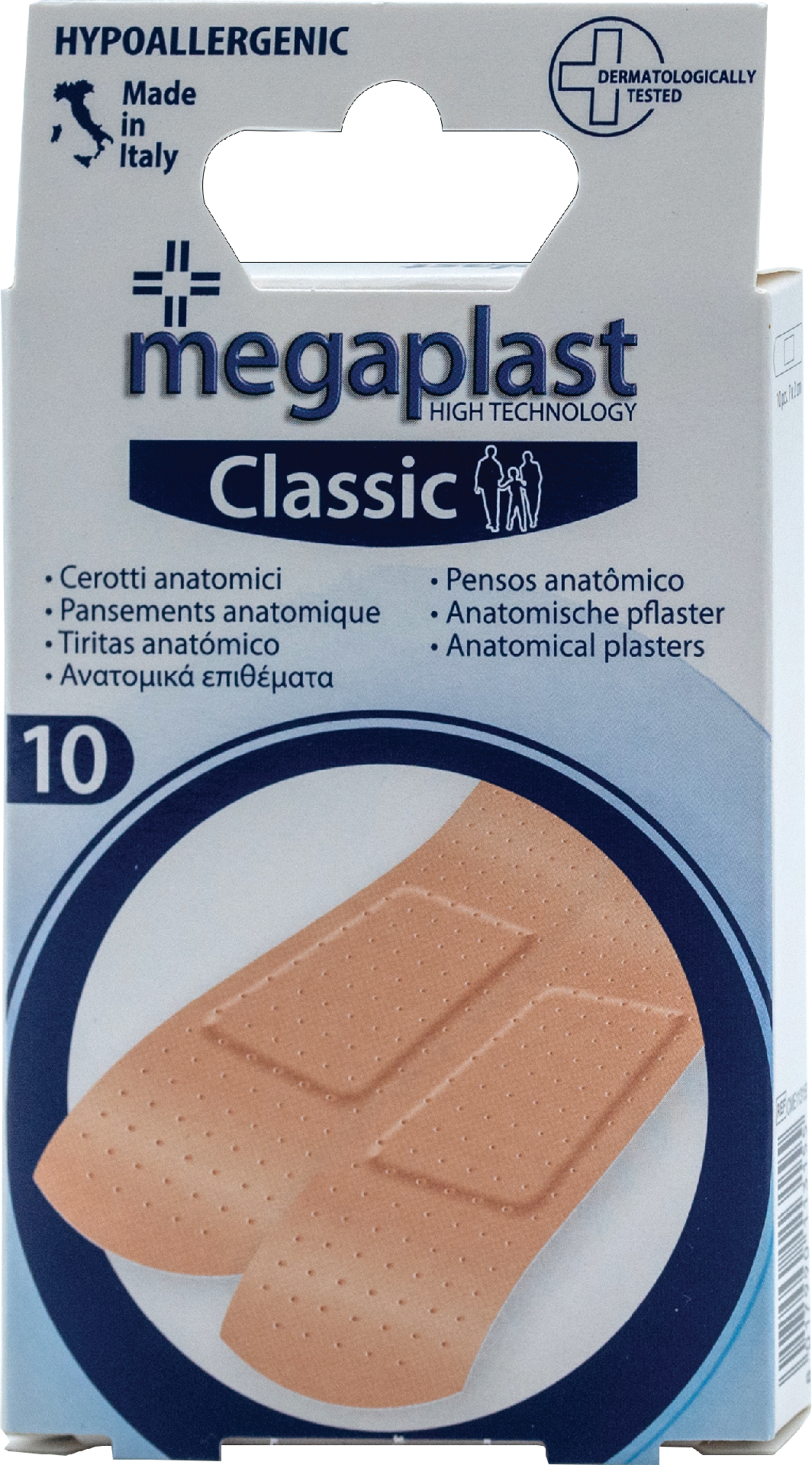 Pensos rápidos Megaplast Classic - embalagem de 10 unidades