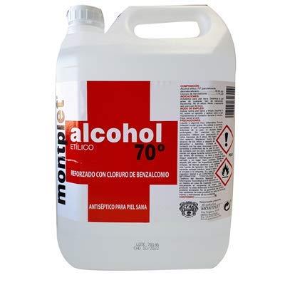 Álcool etílico Montplet 70° - 5 L