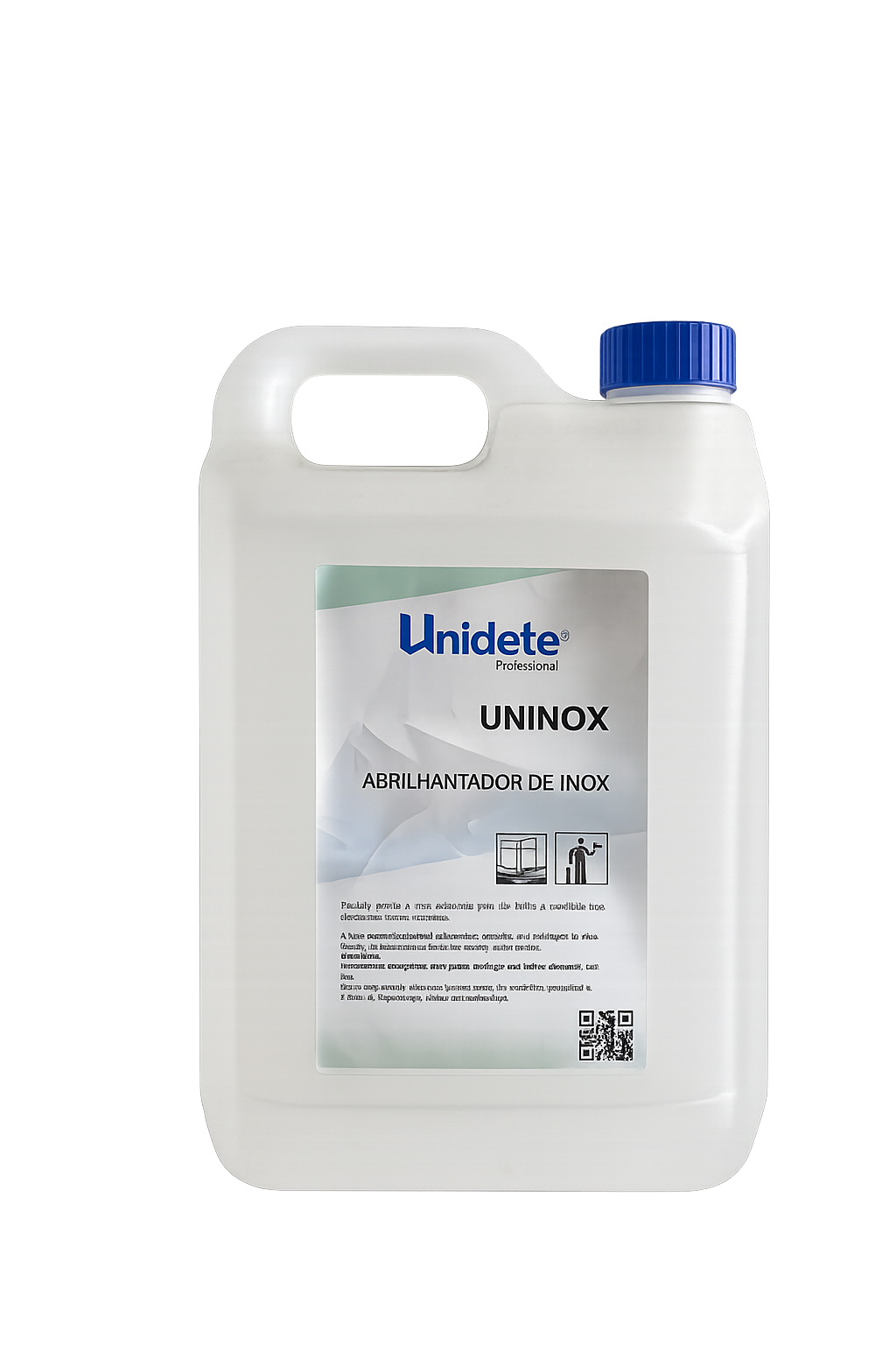 Abrilhantador de inox Unidete Uninox - 5 L - 5 L - imagem de uma embalagem