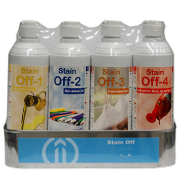 Kit Sucitesa Stain Off com quatro produtos e suporte - fotografia ilustrativa da origem