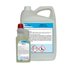 Unidete Unidef LQ - imagem ilustrativa da gama de 1 L e 5 L, do catálogo do fabricante
